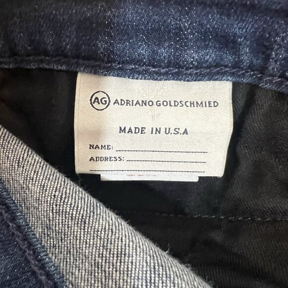 AG Adriano Goldschmied Jeans Womens 28 R Blue The Zip Skinny Zipper Stretch - Picture 16 of 16